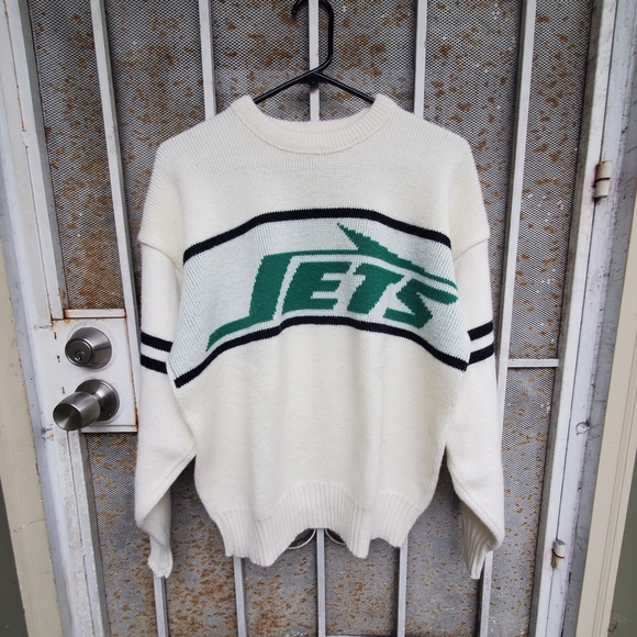 Cliff Engle Other - Vintage Cliff Engle NFL New York Jets Knit Pullover Sweater Size M USA.